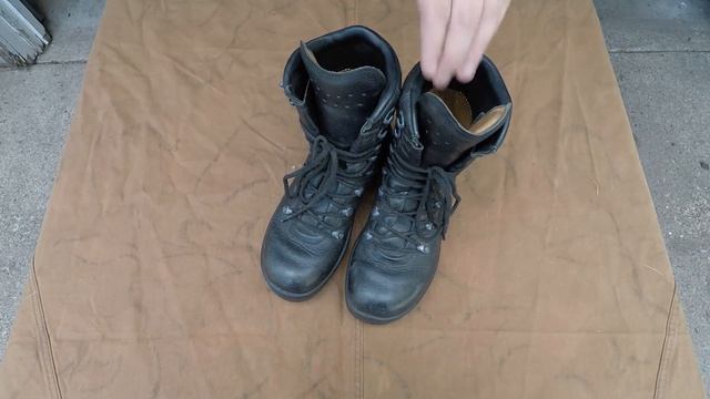 Mike's Militaria Product- German Bundeswehr Model 2007 Black Leather Combat Boots