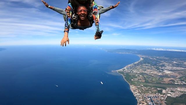 #WOW 😆 My first skydive was amazing! #FLYskydive #puertovallarta #mexico