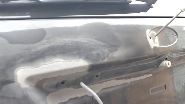 Цинкование крышки багажника