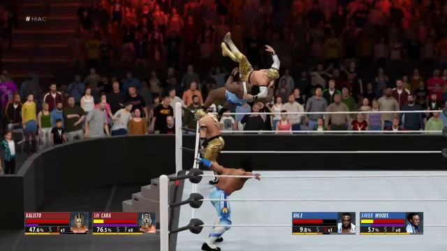 WWE 2K16- (2 VS 2 Elimination Tornado Tag) Lucha Dragons VS The New Day (PS4)