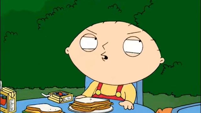 Stewie and his English gal
