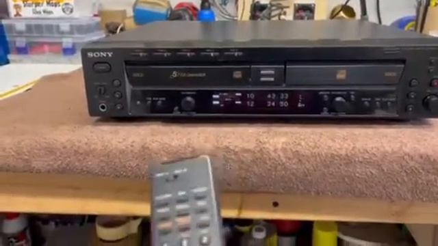 Sony RCD-W500C 5 Disc CD Player/Changer Recorder
