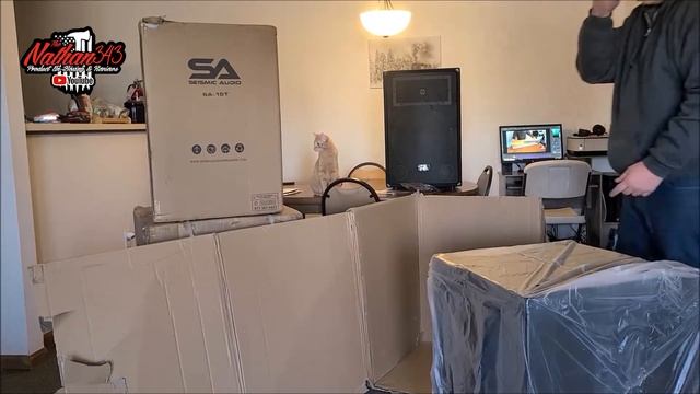 SEISMIC AUDIO 18" POWERED SUBWOOFER
