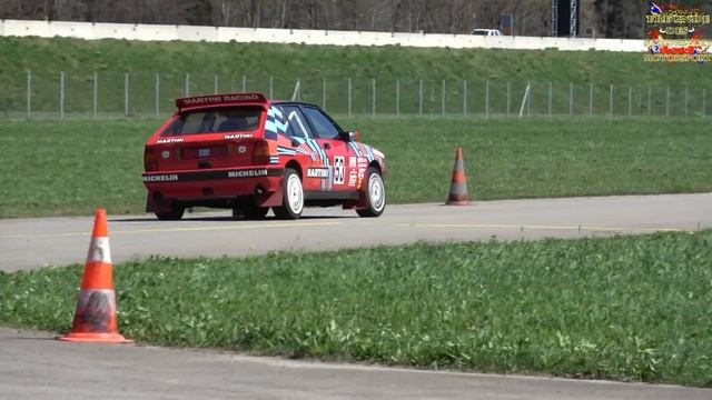 Slalom Testtage Ambri 2024 Wyss Manuel Jona Lancia Delta Integrale