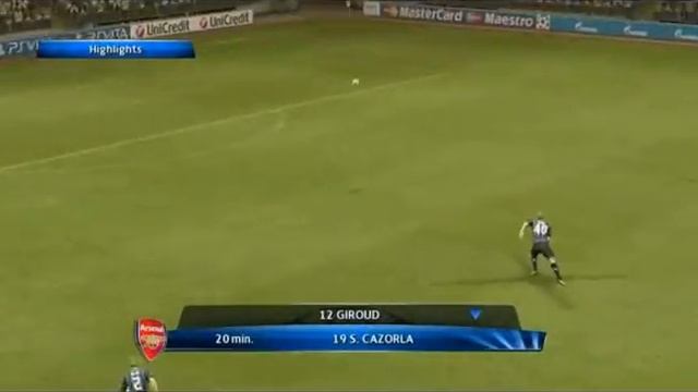 PES 2013 Kick-Off Goal by Santi Carzola