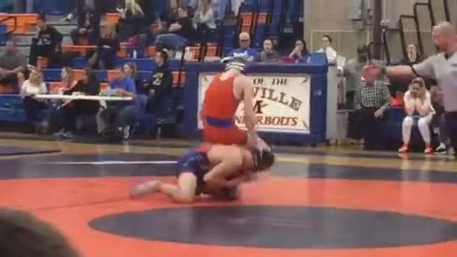 Millville Match (Millville Quad) 1/30/16 Chad Watt Vs Jose Soto