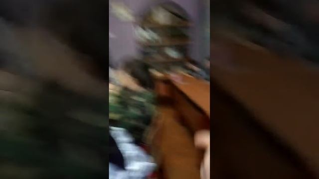 Съёмки в школе на ОБЖ стрёмный манекен
