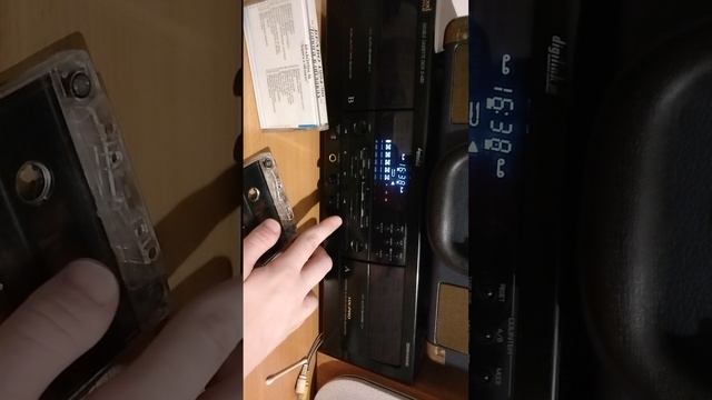 Проверка магнитофона кассетной деки от фирмы Sherwood newcastle D-480