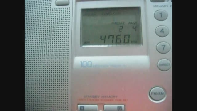 [SW DX] 4760 kHz AIR Leh (Ladakh, Jammu & Kashmir, IND) 22.07.2020