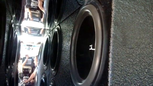30,000 watt Caddy Escalade 8 18's (Still under construction)
