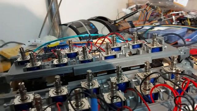 Adjust and check the distance between solenoid pin and glockenspiel bars