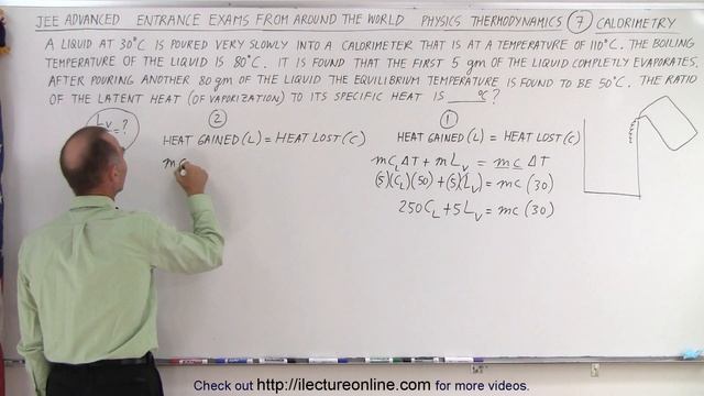 JEE Advanced Physics 2019 Paper 1 #17  (#7) Calorimetry