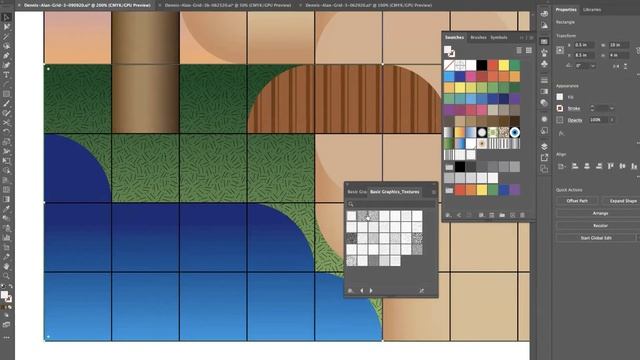 Adobe Illustrator CC Adding Patterns Blending Modes and Transparency