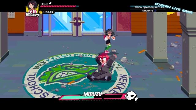 🔴Накаченная старшеклассница🔴| River City Girls | BOSS FIGHT: MISUZU | PC