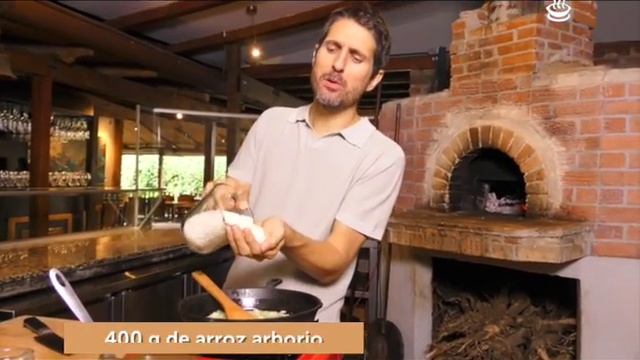 Wok vegetariano de arroz integral y Rissotto de hongos ostra y arvejas