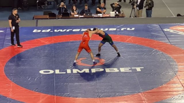 70кг 1/2 финала. Давид Баев (ХМАО) - Загир Шахиев (Дагестан)