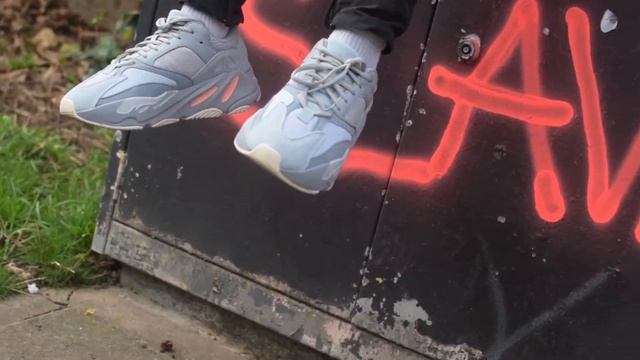 ADIDAS YEEZY 700 'INERTIA'  ON FEET LOOK