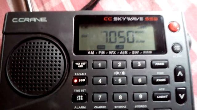C CRANE SKYWAVE SSB  7070 vu2BRJ  vu2RZA Legendary Indian Hams