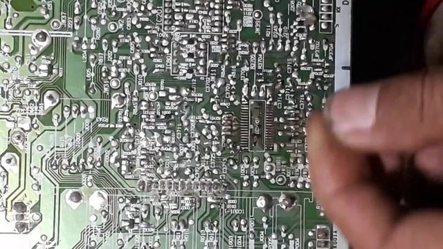 Tv SANYO SUARA HILANG || bisa normal kembali tanpa ic lv1116n smd
