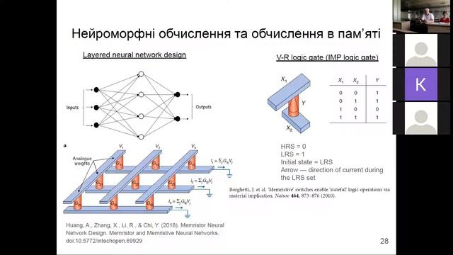 Кирило Очкан - Резистивні ефекти в багатокомпонентних оксидних і халькогенідних плівках