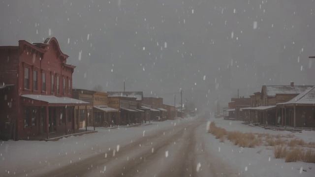 Blizzard  Sleep Sounds in Old Town ✨Nostalgic Ambiance - Relaxing Mood Relief for Stress✨Decompress