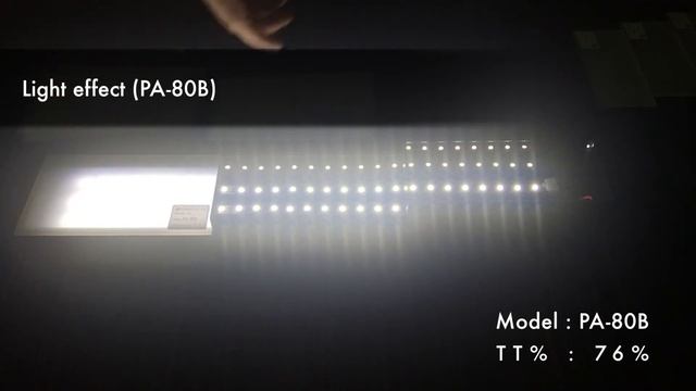 Yongtek LED Light diffuser, “ B “series, Pyramid surface pattern or Micro-prism.