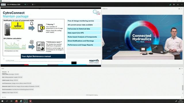 [EN] Bosch Rexroth Web Seminar: Intelligent prevention of machine downtimes - how does this work?