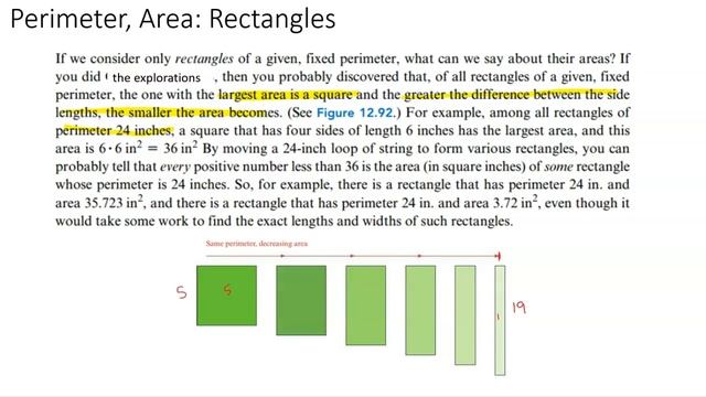 12.8 Contrasting and Relating Perimeter and Area (Part 1)