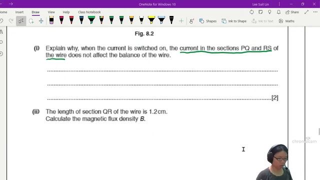 ON18 P42 Q8 Wire Torque Balance | A2 Magnetic Fields | Cambridge A Level 9702 Physics