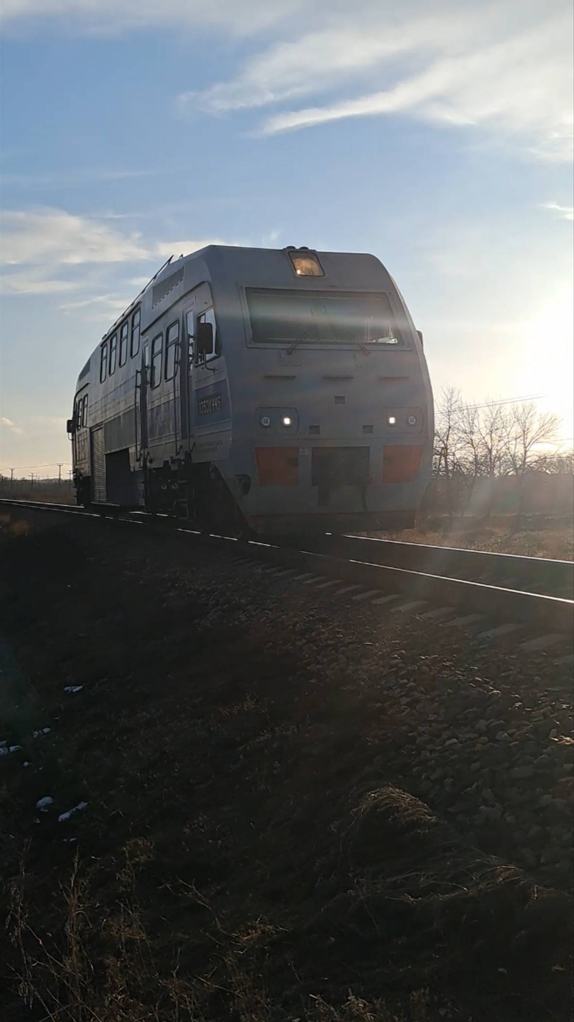 "МОТРИСА" АС-01 Следует по перегону Калинино-Арчеда с приветливой бригадой