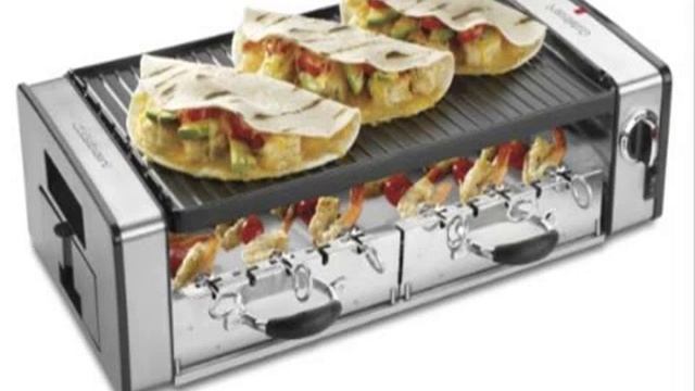 Cuisinart GC-17N Griddler Grill Centro 1700-Watt 2-Tier Grill/Griddle with Rotating Skewer