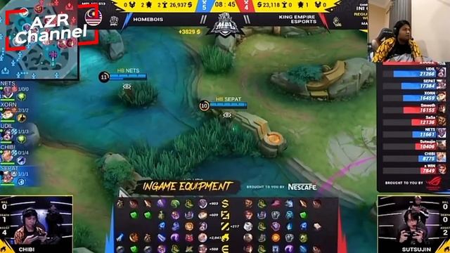 REAKSI EX COACH HOMEBOIS TENGOK MATCH PERTAMA HOMEBOIS VS KING EMPIRE
