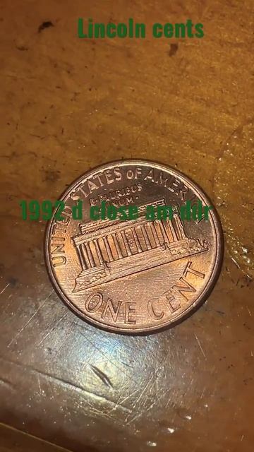 Penny from 1992 d doble die i find it to day from a store