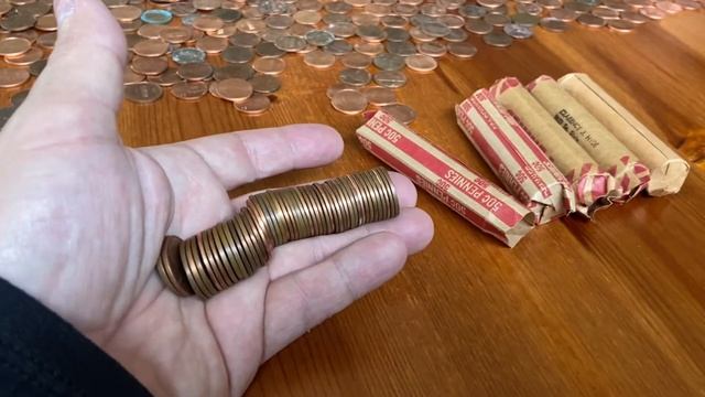 254 - Lot 25 of my (1,000,000) One Million Customer Wrapped cent search! My first native head cent