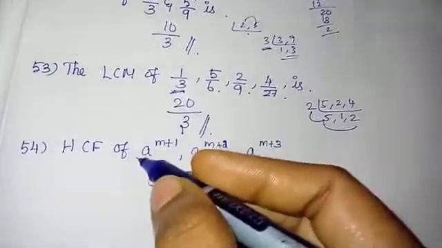 HCF of a^m+1,a^m+2,a^m+3| Find the HCF of  x^n,x^ n+1,x^n+2 TnpscPreviousYearQuestion HCF and LCM