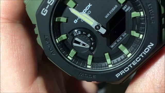 G-Shock CasiOak GA-2100 Day-Dial Saturday-Sunday Reset - Casio Watch