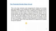 EL/EF 204 UNIT 3 TRANSISTOR BIASING & STABILISATION -3 by B L DEEPAN GPC JODHPUR