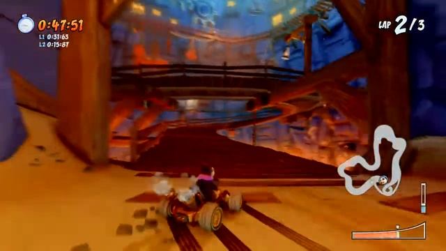 CTR Nitro Fueled: Dragon Mines Oxide‘s Ghost