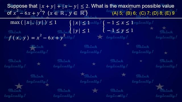 A problem from American Math Competition involving absolute values.