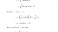 Integral of sin 2x| Integration of sin 2x | Second Method