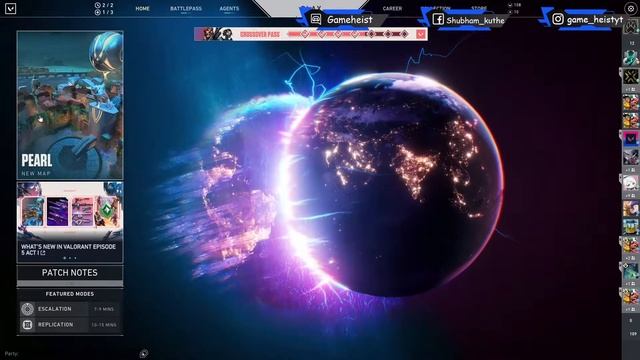 🔴Valorant is back I rank grind  | Gameheist Live