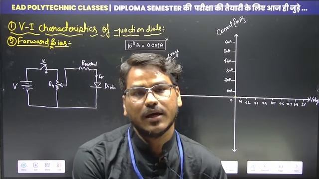 #8 Diode characteristics , Analog Electronics 2nd Semester  Polytechnic ( diploma ) | Manish sir