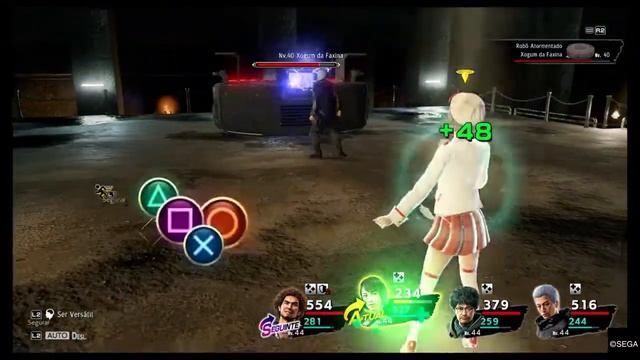 Yakuza: Like A Dragon - Cleaning Robot Boss Fight - Ps4