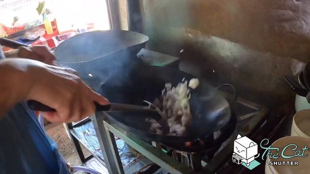 Salted Chinese Black Olive Fried Rice with Minced Pork | Bangkok Street Food | Budget Price USD $1.