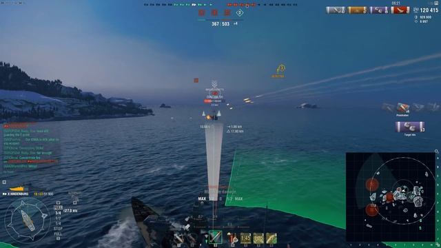 World of Warships -  Hindenburg: Who said this ship was outclassed.
