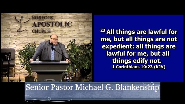 10/30/19: Senior Pastor Michael G. Blankenship 