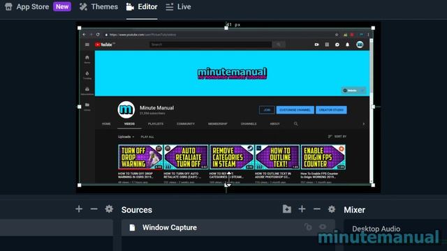How To Crop Window Capture In StreamLabs OBS 2019 (EASY) - Streamlabs OBS Crop Window Capture