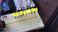 Arduino LED bar with rhythm detection