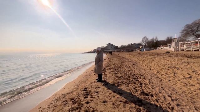 ✅ТЕПЛЫЕ ☀️ ЯНВАРСКИЕ ВЫХОДНЫЕ В ЕВПАТОРИИ_ ПРОГУЛКА ПО КРАСИВЫМ МЕСТАМ🦢⛵️🌅#rutube #евпатория2025