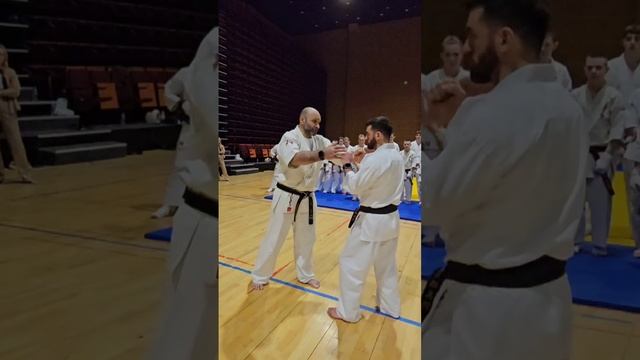 Блок кумитэ, инструкторы - Рустам Алакаев и Аскер Зрумов